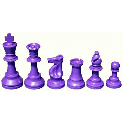 16 pièces plastique couleur taille 5 violet