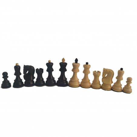 Pièces d'échecs Zagreb taille 6 buis et acacia
